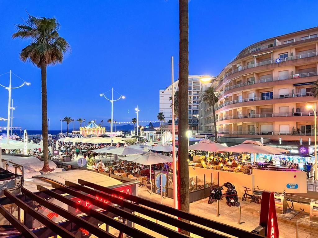 Appartement vue mer Parking privé Place Med Canet-en-Roussillon Extérieur photo